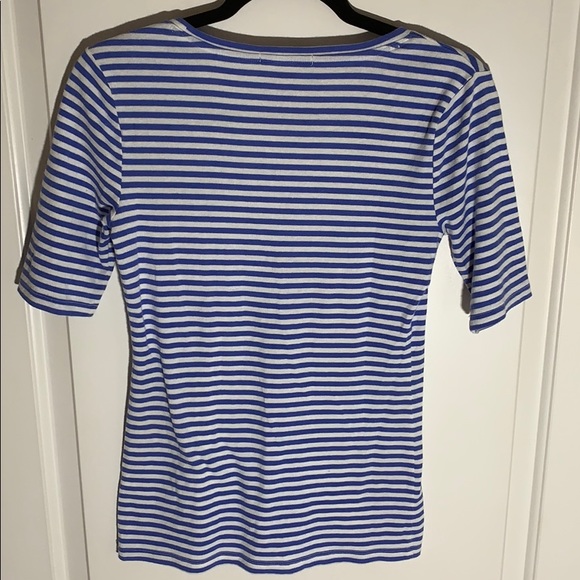 Banana Republic white and blue shirt. Size S - Picture 3 of 3